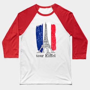 tour Eiffel Baseball T-Shirt